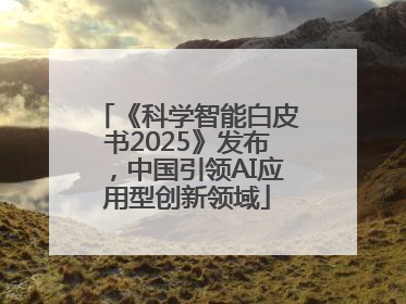 《科学智能白皮书2025》发布，中国引领AI应用型创新领域