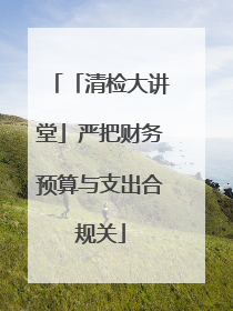 「清检大讲堂」严把财务预算与支出合规关