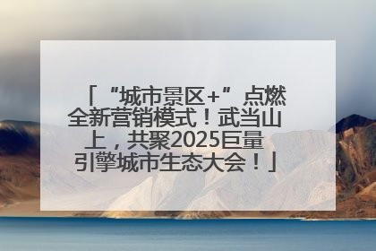 “城市景区+”点燃全新营销模式！武当山上，共聚2025巨量引擎城市生态大会！