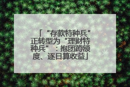 “存款特种兵”正转型为“理财特种兵”：抱团蹲额度、逐日算收益