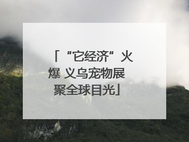 “它经济”火爆 义乌宠物展聚全球目光