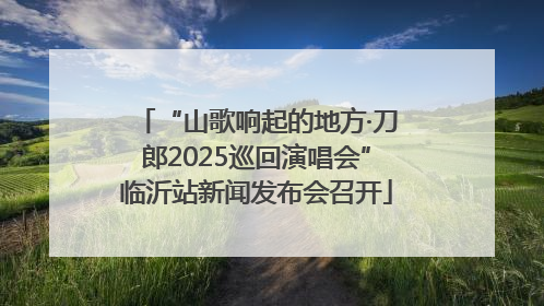 “山歌响起的地方·刀郎2025巡回演唱会”临沂站新闻发布会召开