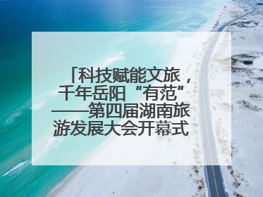科技赋能文旅，千年岳阳“有范”——第四届湖南旅游发展大会开幕式暨文化旅游推介会侧记