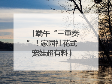 端午“三重奏”！家园社花式宠娃超有料
