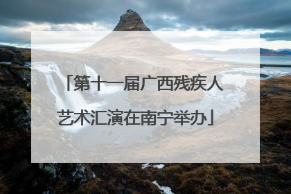 第十一届广西残疾人艺术汇演在南宁举办