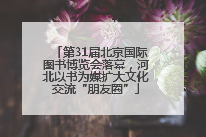 第31届北京国际图书博览会落幕，河北以书为媒扩大文化交流“朋友圈”