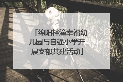 绵阳梓潼幸福幼儿园与自强小学开展支部共建活动