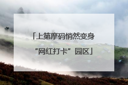 上第摩码悄然变身“网红打卡”园区
