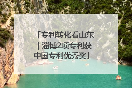 专利转化看山东｜淄博2项专利获中国专利优秀奖