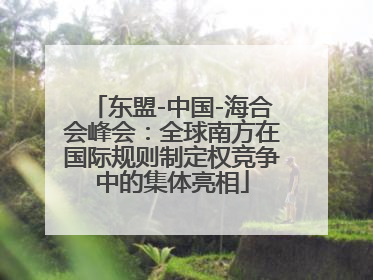东盟-中国-海合会峰会：全球南方在国际规则制定权竞争中的集体亮相