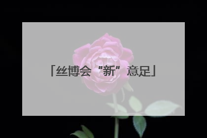 丝博会“新”意足