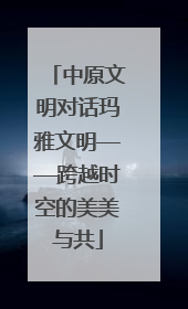 中原文明对话玛雅文明——跨越时空的美美与共