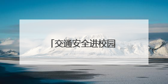 交通安全进校园 平安快乐伴成长