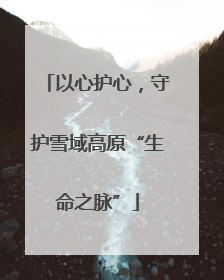 以心护心，守护雪域高原“生命之脉”