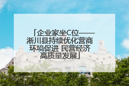 企业家坐C位——淅川县持续优化营商环境促进 民营经济高质量发展