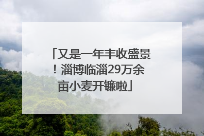 又是一年丰收盛景！淄博临淄29万余亩小麦开镰啦