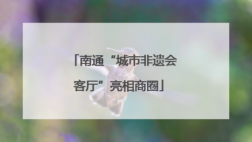 南通“城市非遗会客厅”亮相商圈