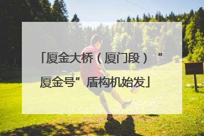 厦金大桥（厦门段）“厦金号”盾构机始发