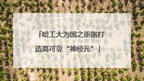 哈工大为国之重器打造高可靠“神经元”