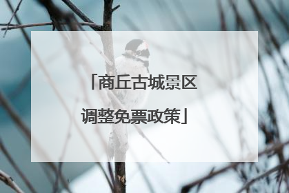 商丘古城景区调整免票政策