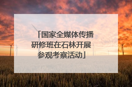 国家全媒体传播研修班在石林开展参观考察活动
