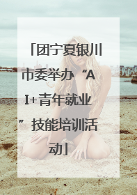 团宁夏银川市委举办“AI+青年就业”技能培训活动