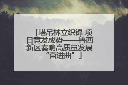 塔吊林立织锦 项目竞发成势——鲁西新区奏响高质量发展“奋进曲”