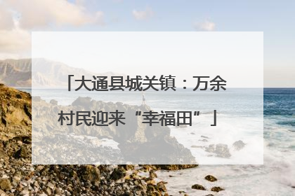 大通县城关镇：万余村民迎来“幸福田”