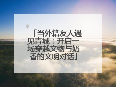 当外籍友人遇见青城：开启一场穿越文物与奶香的文明对话