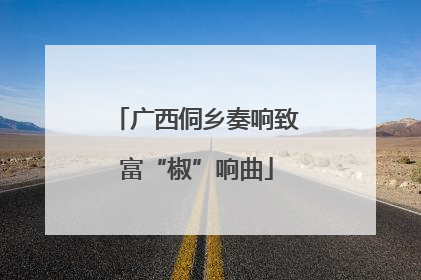 广西侗乡奏响致富“椒”响曲