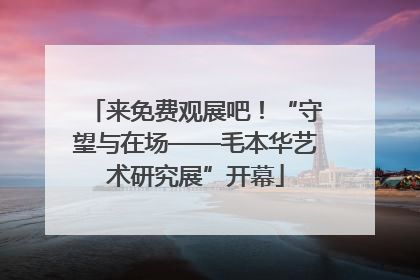 来免费观展吧！“守望与在场——毛本华艺术研究展”开幕