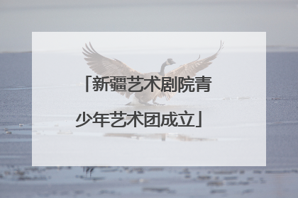 新疆艺术剧院青少年艺术团成立
