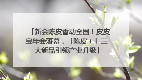 新会陈皮香动全国！皮皮宝年会落幕，「陈皮＋」三大新品引领产业升级