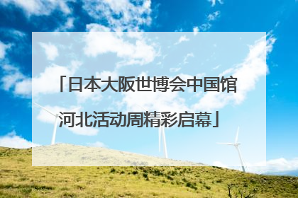 日本大阪世博会中国馆河北活动周精彩启幕