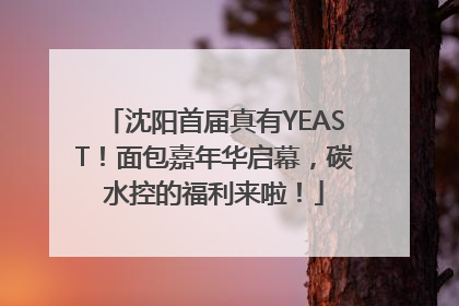 沈阳首届真有YEAST！面包嘉年华启幕，碳水控的福利来啦！