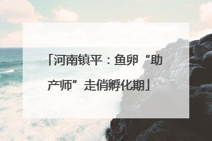 河南镇平：鱼卵“助产师”走俏孵化期