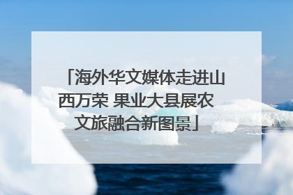 海外华文媒体走进山西万荣 果业大县展农文旅融合新图景