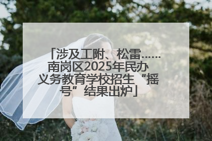 涉及工附、松雷……南岗区2025年民办义务教育学校招生“摇号”结果出炉