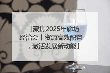 聚焦2025年廊坊经洽会丨资源高效配置，激活发展新动能