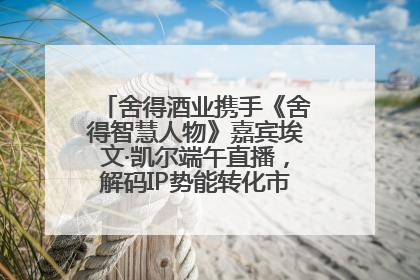 舍得酒业携手《舍得智慧人物》嘉宾埃文·凯尔端午直播，解码IP势能转化市场销量的有效路径