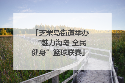 芝罘岛街道举办“魅力海岛 全民健身”篮球联赛