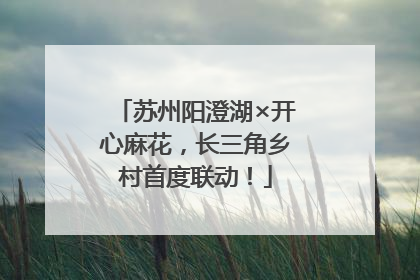 苏州阳澄湖×开心麻花，长三角乡村首度联动！