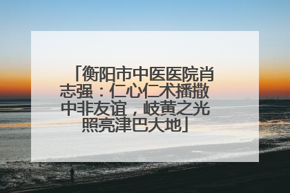 衡阳市中医医院肖志强：仁心仁术播撒中非友谊，岐黄之光照亮津巴大地