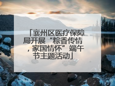 襄州区医疗保障局开展“粽香传情，家国情怀”端午节主题活动