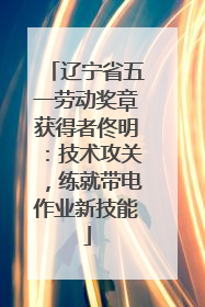 辽宁省五一劳动奖章获得者佟明：技术攻关，练就带电作业新技能
