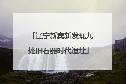 辽宁新宾新发现九处旧石器时代遗址