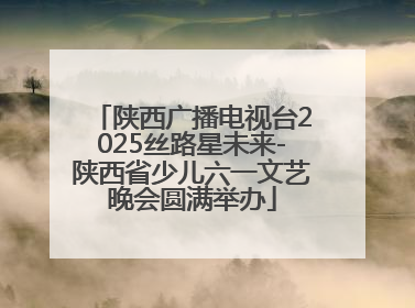 陕西广播电视台2025丝路星未来-陕西省少儿六一文艺晚会圆满举办