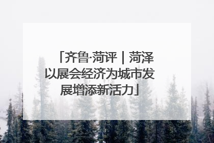 齐鲁·菏评｜菏泽以展会经济为城市发展增添新活力