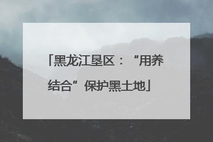 黑龙江垦区：“用养结合”保护黑土地