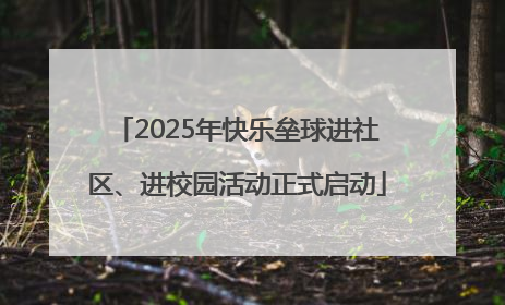 2025年快乐垒球进社区、进校园活动正式启动